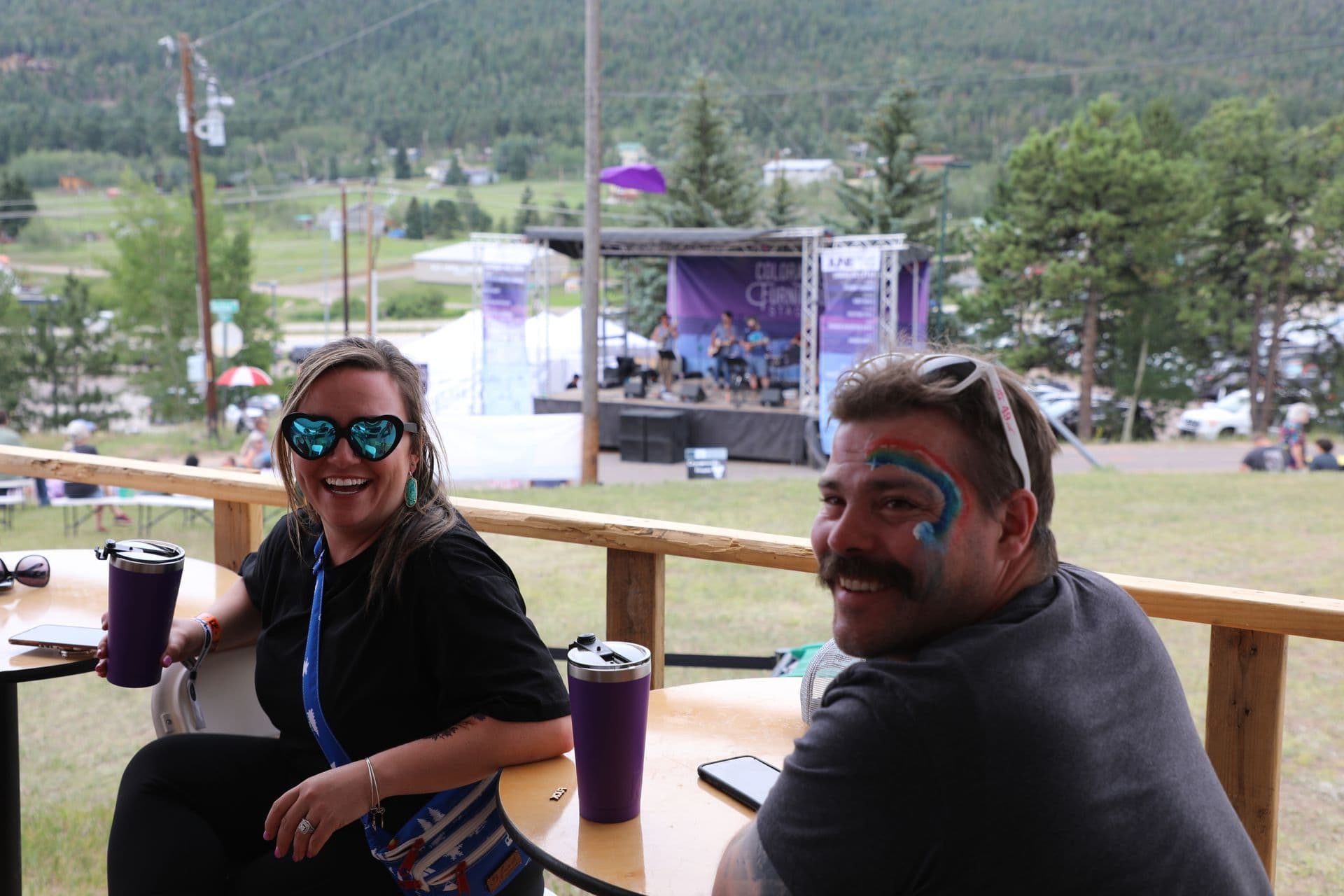 VIP tent attendees at Elevation Celebration